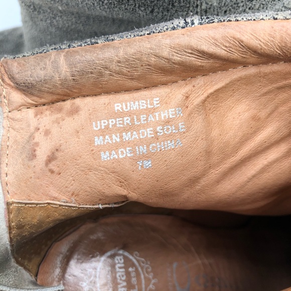 Jeffrey Campbell LIMITED EDITION Grey Suede RUMBLE Leather Ankle Boots Booties - Picture 8 of 10